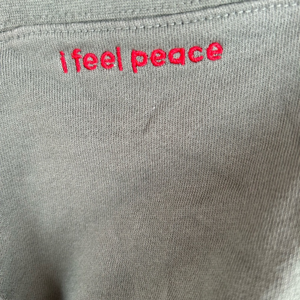 Peace Love World Sage Sweatshirt - Picture 7 of 7